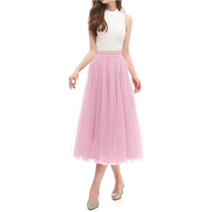 Fabric Type100% Polyester Care Instructionsdo Not Bleach, Low Temperature Iron, Hand Wash Only Originimported Closure Typeelastic Material: Tulle, Lined Size: Waist-- S/M 23-32 Inches. L/Xl 32-40 Inches. Xxl/Xxxl 40-50 Inches. Skirt Length:(Waist To Hem) Approx 34 Inches Features: A-Line, 8 Pcs Tulle Stitched Together, 2 Layers Tulle, 1 Layer Lining, Elastic Waist Occasions: Suitable For Office, Party, Bridsmaid, Homecoming, Dancing, Wedding, Evening And Other Occasions. Layered Skirts, Dancing Wedding, Faux Leather Pencil Skirt, Silk Maxi Skirt, Maxi Lace Skirt, Boho Denim, Button Front Skirt, Textured Skirt, Iron Hand