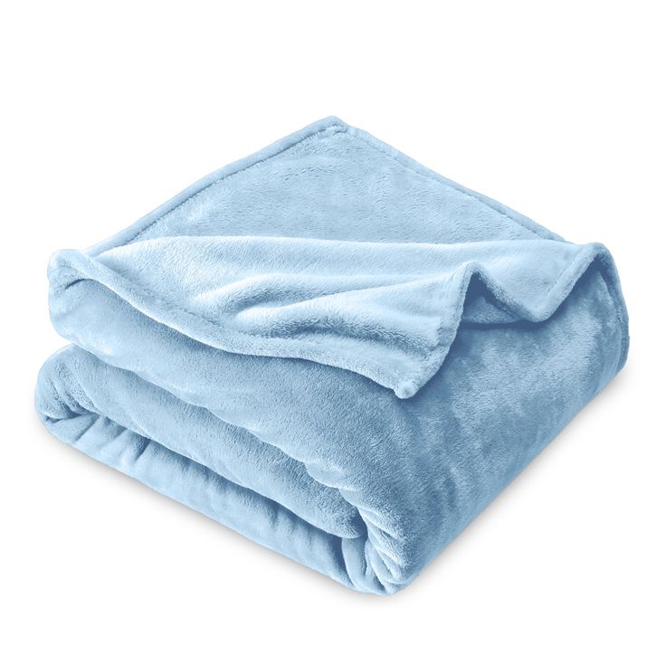 Microplush blanket folded Complete Bedding Set, Blanket For Bed, Queen Blanket, Fuzzy Blanket, Twin Blanket, Kids Fleece, Lightweight Blanket, Blue Blanket, Wearable Blanket