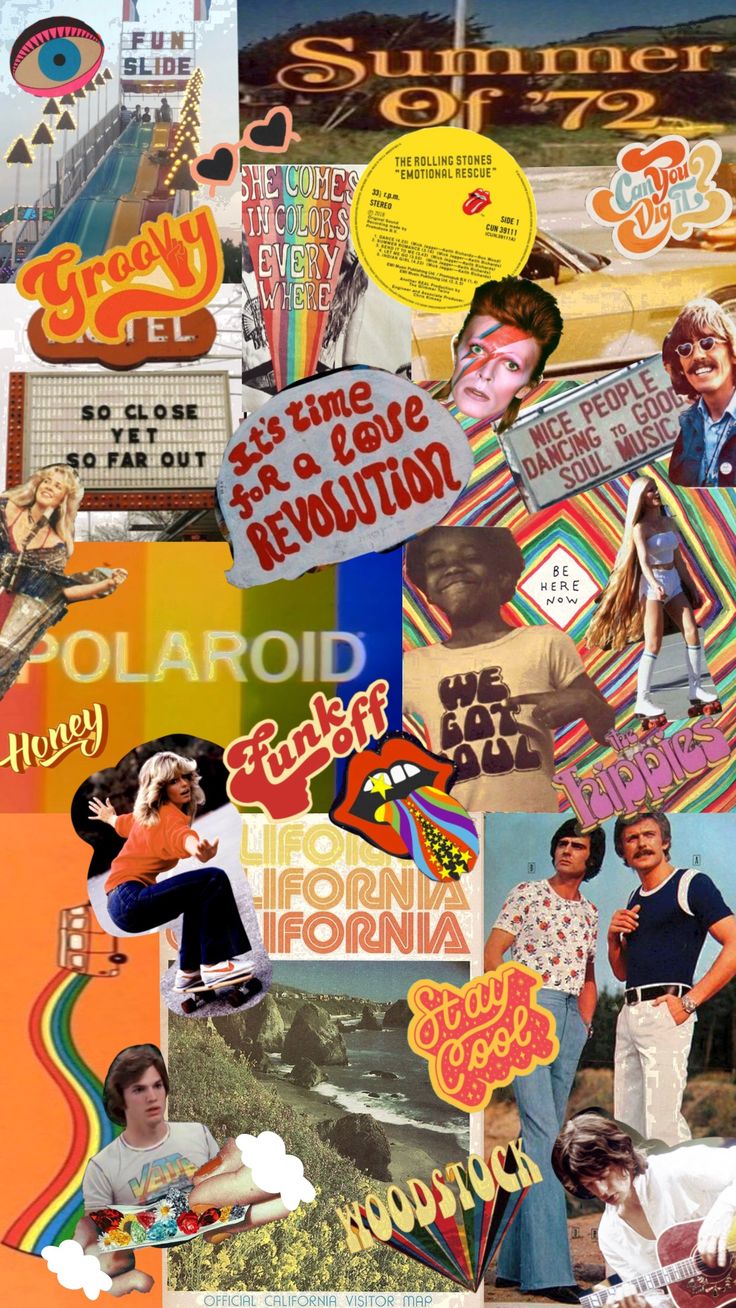 collage of various images with the words california and other things in them on it