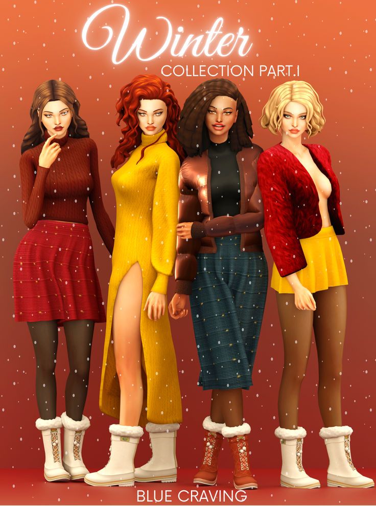 Sims 4 Winter CC Sims 4 Winter Cc, Sims 4 Seasons, Sims 4 Cas Cc, Cc Packs, Cc Shopping, Pelo Sims, Sims 4 Mm Cc, Tumblr Sims 4, Clothes Cc