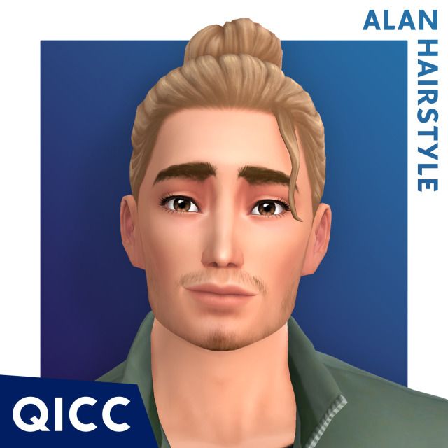 an animated image of a man with blonde hair