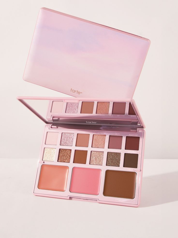 Our maracuja juicy eye and cheek palette has 2 cream blushes and 1 cream contour shade, plus 12 beautiful eyeshadows to mix and match for the perfect look. Cream Blushes, Tarte Eyeshadow Palette, Z Palette, Tarte Blush, Beautiful Eyeshadow, Makeup Eyeshadow Palette, Cheek Palette, Blush Contour, Cream Contour