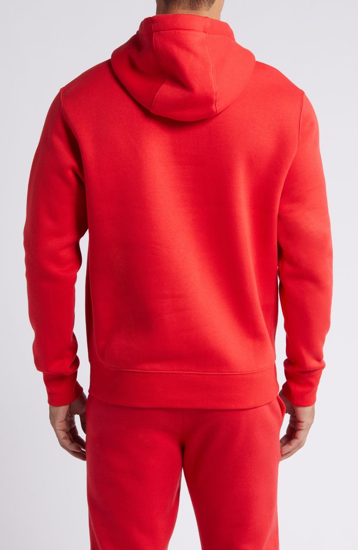 Cotton-rich fleece keeps you comfy in a street-ready hoodie with the classic Swoosh logo on the chest. 27" length (size Medium) Drawstring hood Kangaroo pocket 80% cotton, 20% polyester Machine wash, tumble dry Imported Swoosh Logo, Nike Sportswear, Kangaroo Pocket, Kangaroo, Nordstrom, Size Medium, Nike