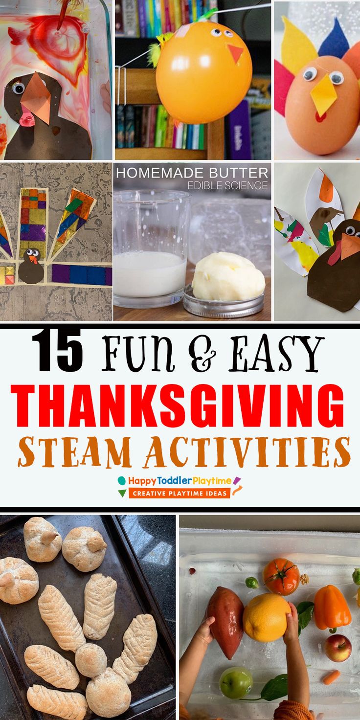 Thanksgiving STEM Activities for Kids - HAPPY TODDLER PLAYTIME Turkey Math Activities, Thanksgiving Activities For Preschoolers, Thanksgiving Literacy Activities, Thanksgiving Stem Activities, Early Learning Ideas, Thanksgiving Stem, Thanksgiving Songs, Thanksgiving Games For Kids, Thanksgiving Turkey Craft