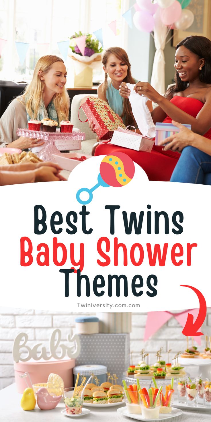 the best twins baby shower themes for your little one's first birthday or party