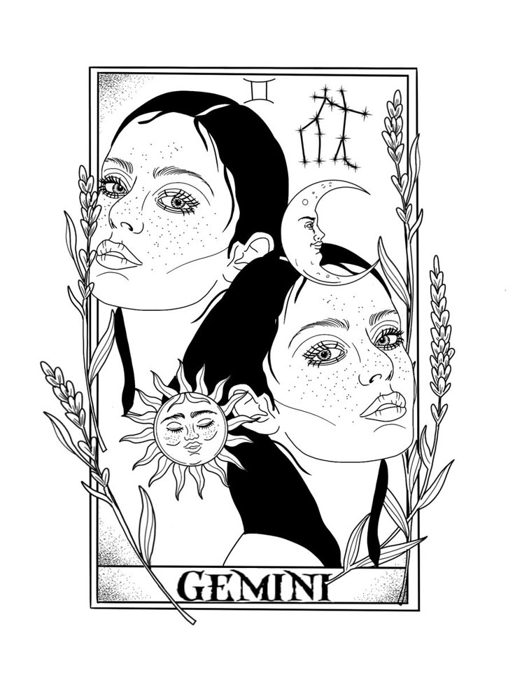 the cover art for gemin's album, featuring two women in black and white