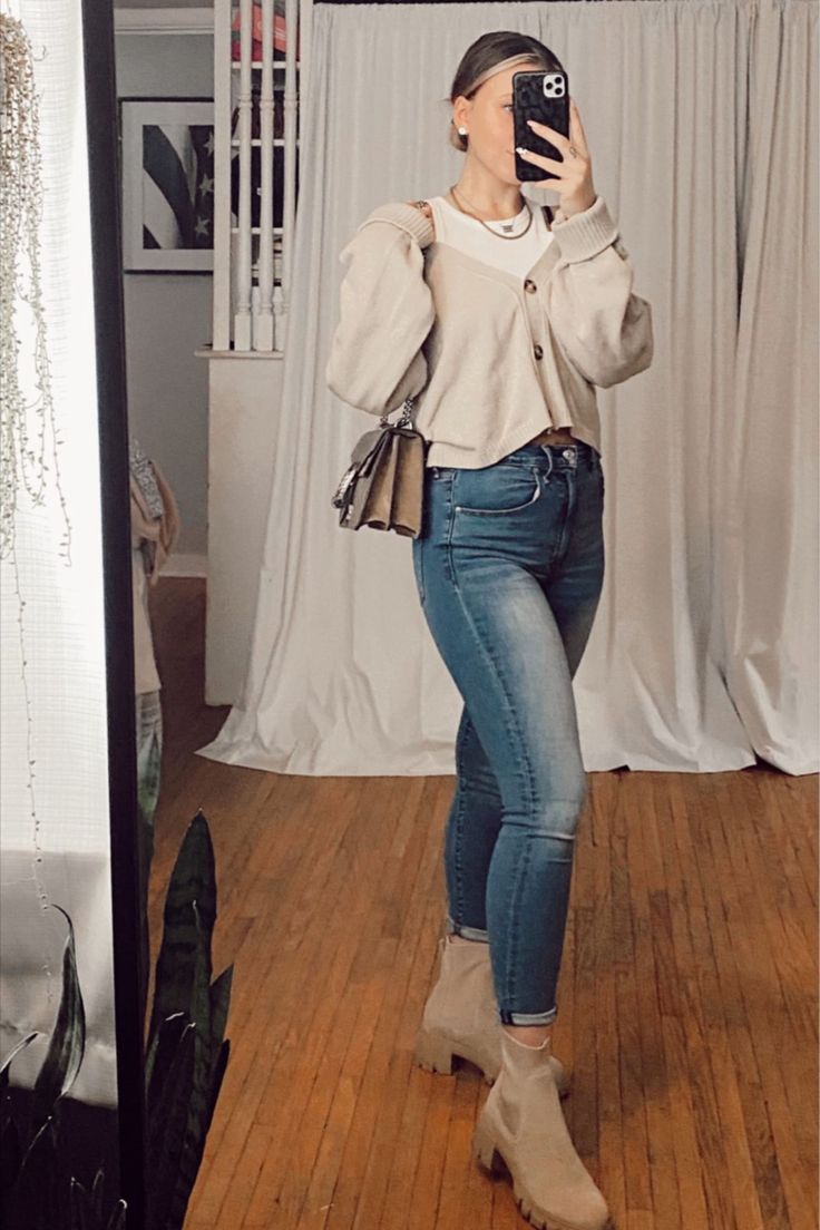 High Neck Tank Top Outfit Winter, Tank Top Under Sweater, Tank Top And Sweater Outfit, Tank Over Long Sleeve Outfit, White Mock Neck Top Outfit, Sleeveless Mock Neck Top Outfits, Mock Neck Tank Outfit, Tank Top In Winter, High Neck Tank Top Outfit