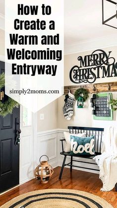 Holiday Decor Hacks, Faux Christmas Trees, Christmas Entryway, Foyer Ideas, Decor Hacks, Foyer Decor, Classy Decor, Classic Table, Vintage Lanterns