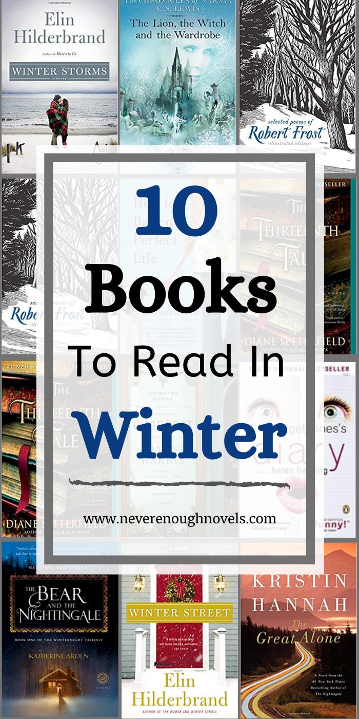 10 books to read in winter with the title overlaying it's image