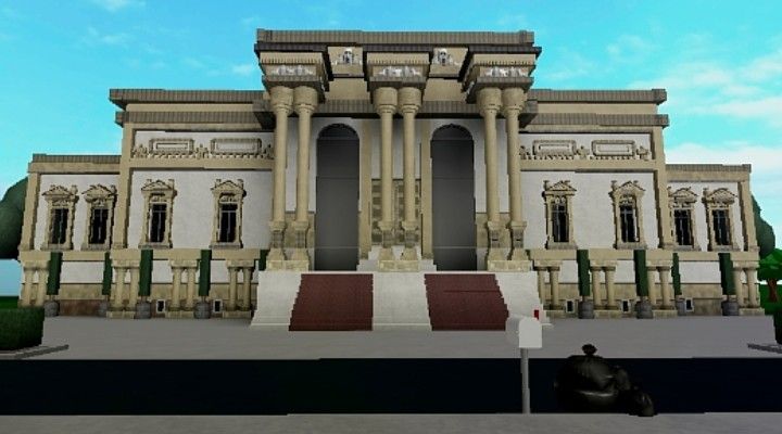 Bloxburg Victorian House, Big Mansions, Japanese Town, Mediterranean Mansion, Mansion Exterior, House Plans With Pictures, Free House Design, House Decorating Ideas Apartments, Small House Layout