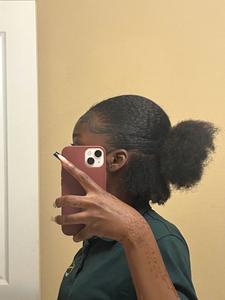 4c Natural Hairstyles Short No Gel, Natural Hair Styles Black Women Short, 4c Headband Hairstyles, Really Short 4c Hairstyles, Short Natural Afro Hairstyles, Natural Hair Styles Easy 4c Short Length, No Gel 4c Hairstyles, Low Ponytail Natural Hair, Natural Short 4c Hairstyles