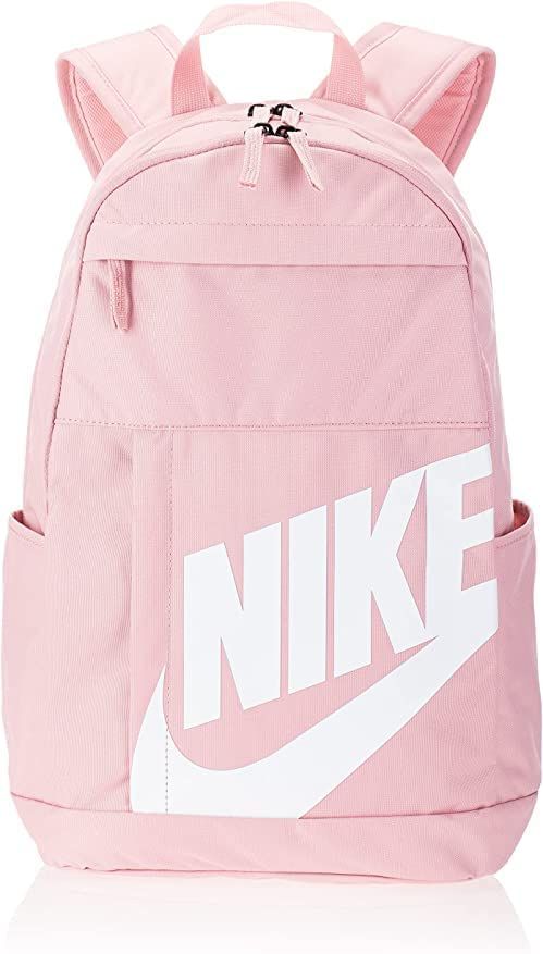 Nike Elemental Backpack (Pink Glaze/White) Great for the Gym, school, work and Travel. #gym #workout #nike #fitness #health #weightlifting #carry #travel #backpack #pink Nike School Backpacks, Nike Elemental Backpack, Nike Rosa, Pink School Bags, Mochila Nike, Nike Backpack, Nike Bags, Practical Bag, Cute Nikes