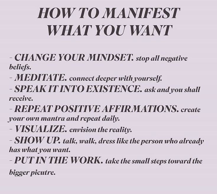 a poster with the words how to mahest what you want and other things