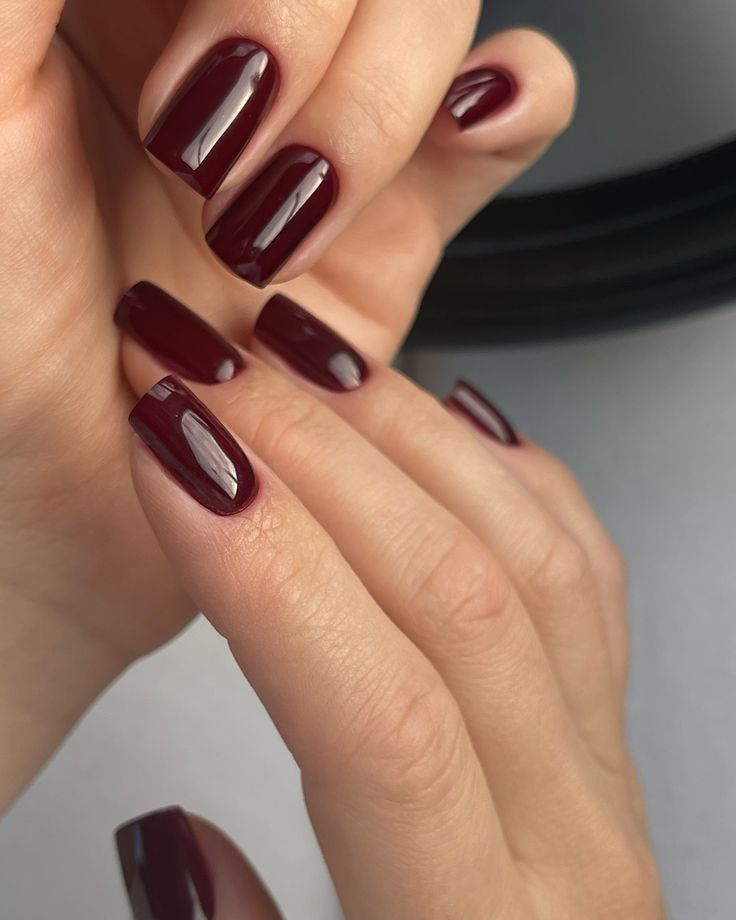 Absolute bestseller shade of 2024: Cherry Ripe #546 - this rich cherry wine red is a must-have for your collection! Nails painted by @pro.nails.lab. Can someone add Silver or Gold Dust Shimmer Top coat to this color? Nails December, Pro Nails, Nails Painted, Reflective Nails, Shimmer Top, Holo Nails, December Nails, Trending Colors, Cherry Wine