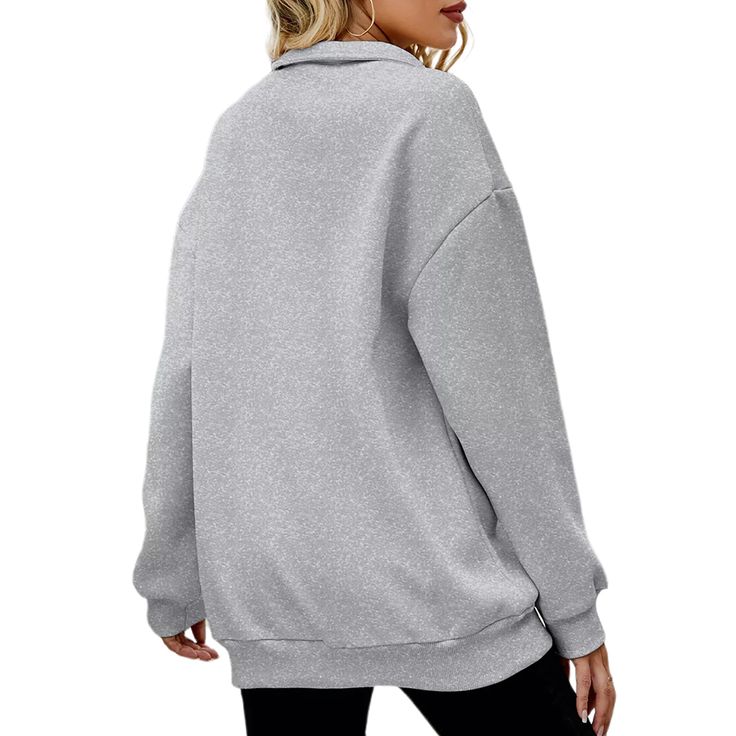 Light Gray Zipper-up Fleece Pullover Sweatshirt Gray Long Sleeve Fleece Top, Gray Fleece Tops With Ribbed Cuffs, Gray Fleece Winter Top, Plain Fleece Sweatshirt For Winter, Gray Long Sleeve Sweatshirt With Ribbed Cuffs, Cozy Crew Neck Fleece Jacket For Fall, Gray Fleece Long Sleeve Sweatshirt, Gray Long Sleeve Fleece Sweatshirt, Cozy Hoodie With Ribbed Collar