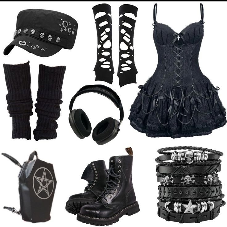 Goth Fits, Dark Princess, Alt Outfits, 2000s Fashion Outfits, Emo Outfits, Estilo Punk, Swaggy Outfits, Gothic Outfits, Goth Outfits