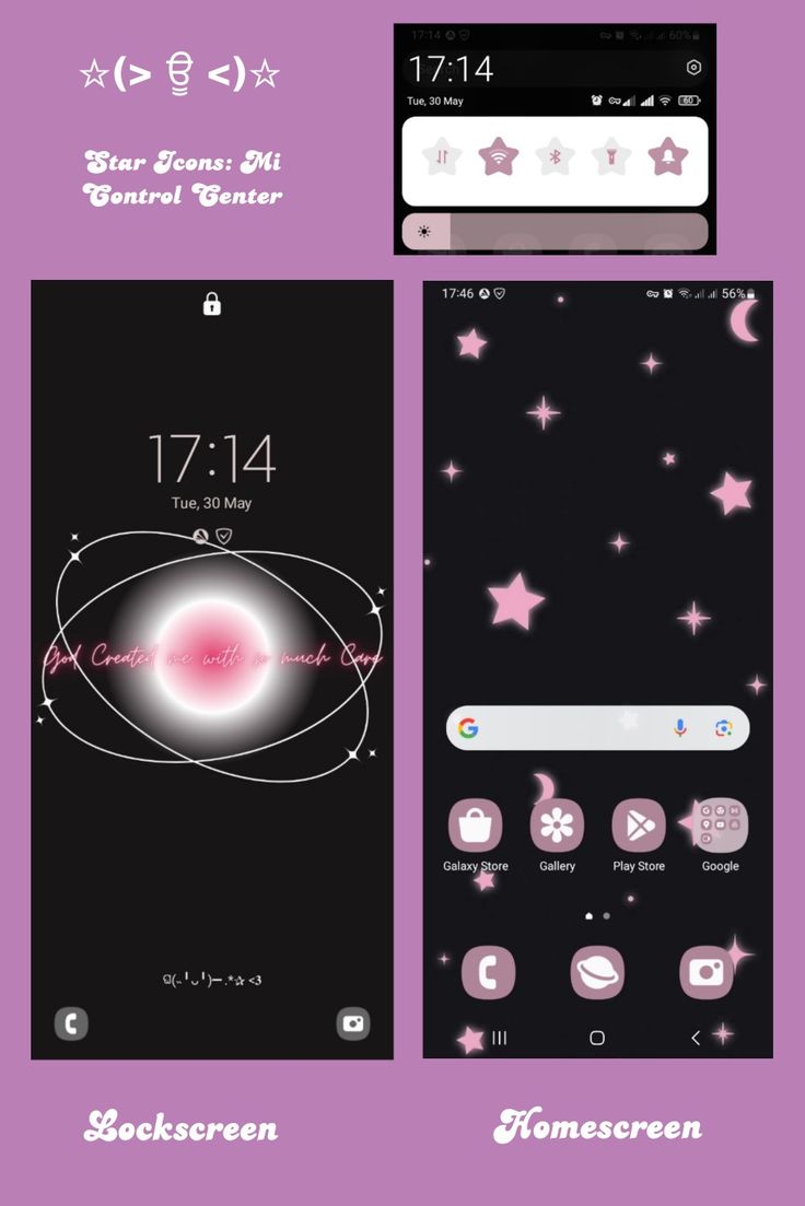 an iphone screen with stars and planets on it, showing the time in different languages