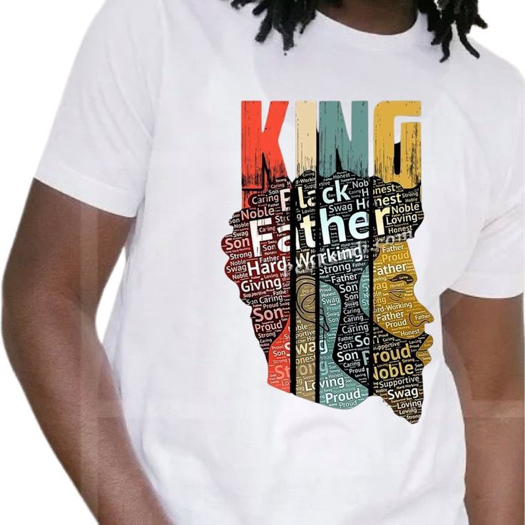 King Black Father T-Shirt - Shimmer Me King Black, Best Father, Black Fathers, Father Shirts, Husband Shirts, Custom Kids, Father's Day T Shirts, Shirts Black, Funny Fathers Day