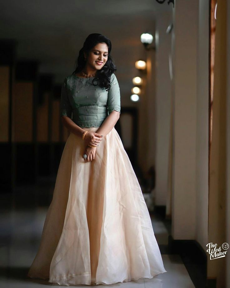 Gown Kerala Style, Skirt And Top For Marriage Function, Kerala Style Dhavani Set, Skirt And Top Kerala Style, Madhuramveppu Dress, Kerala Pattupavada For Women, Set Pavada And Blouse, Traditional Skirt And Top Kerala, Kasavu Skirt And Top