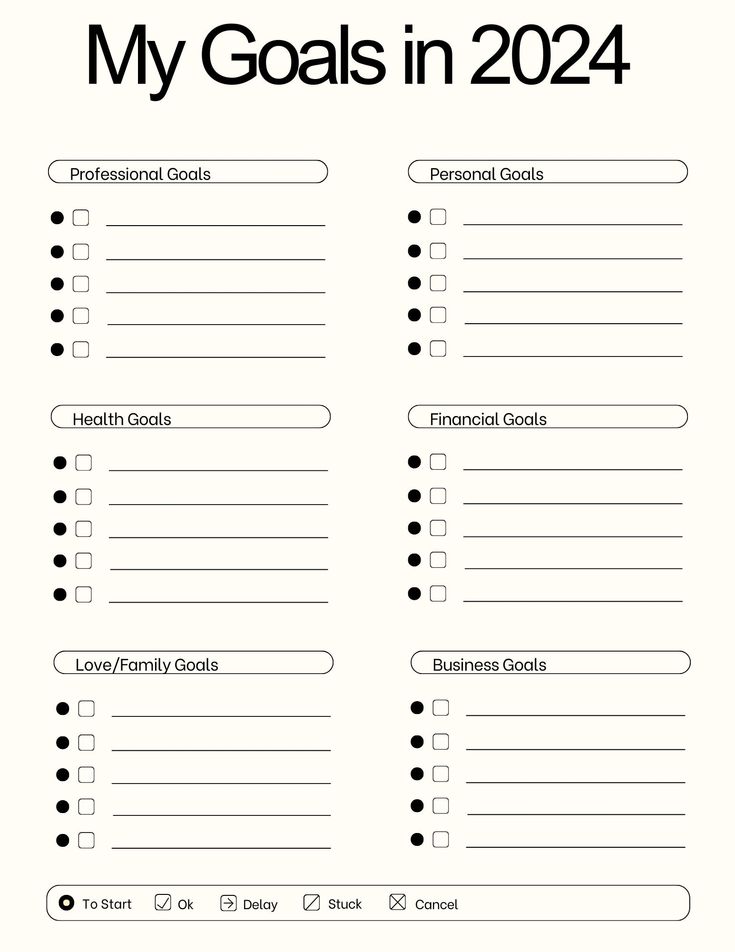 a printable goal sheet with the words my goals in 2021