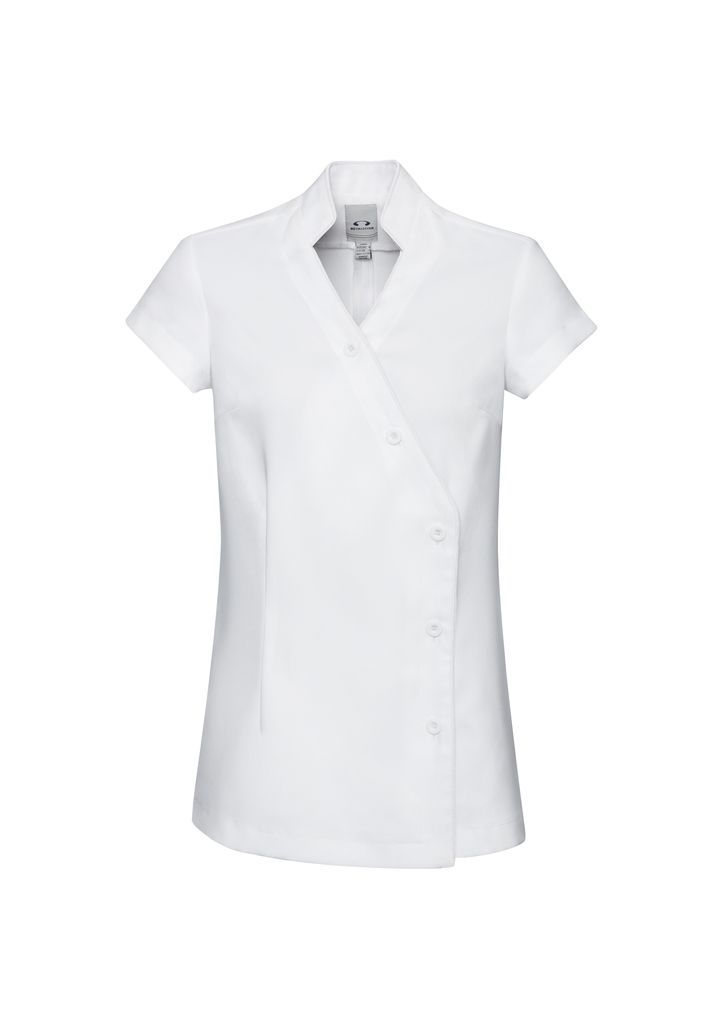 Our beauty uniforms range has been developed as much for comfort as for appearance. Made from quality fabrics, these salon and spa uniforms don’t restrict movement, are resistant to stains and are easy to keep clean. With their elegant shapes and polished finish, our beauty uniforms will help your staff and your business look their very best. Beauty Uniforms, Spa Uniform, Beauty Tunics, Chef Wear, Beauty Saloon, Yellow And Brown, Mandarin Collar, V Shape, Black N Yellow