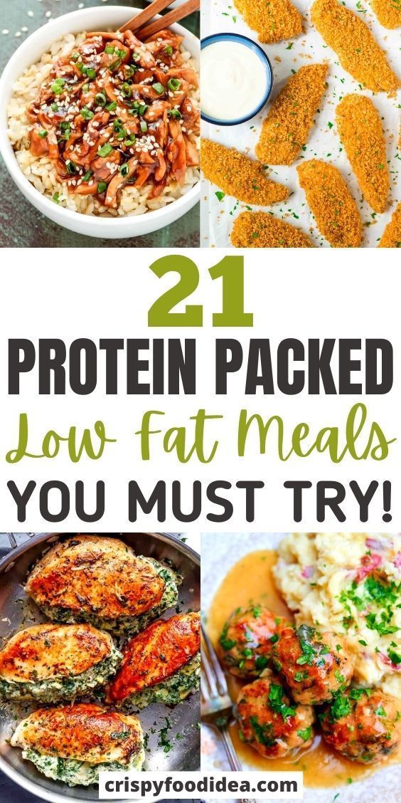 High Protein Low Fat Recipes, Low Fat Meals, Low Fat Diet Recipes, Low Fat Dinner Recipes, Healthy Low Fat Recipes, Low Fat Dinner, Low Fat Low Carb, Boiled Egg Diet Plan, Best Fat Burning Foods