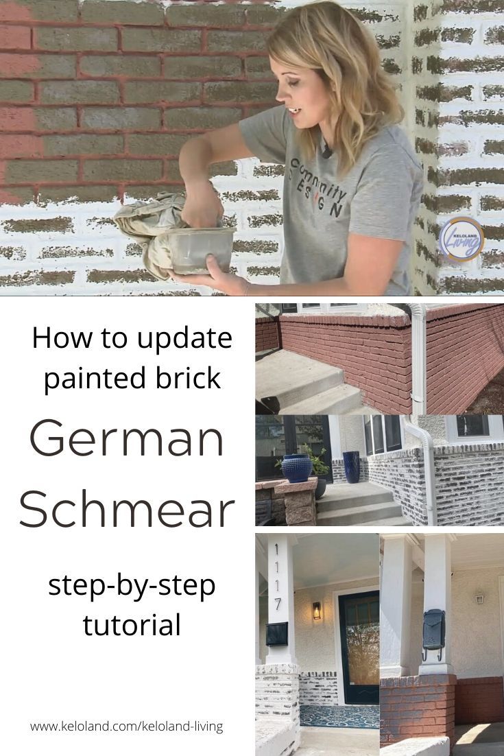 how to update painted brick in german schmaar step - by - step