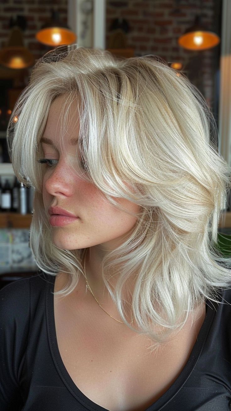 25 Ethereal Platinum Blonde Hair Color Inspirations to Envy Blonde 80s Hair, Frosted Tips Women Hair, Anne Core, Frosted Tips, Platinum Blonde Hair Color, Hair Inspiration Short, Blowout Hair, Blonde Hair Inspiration, Blonde Hair Looks