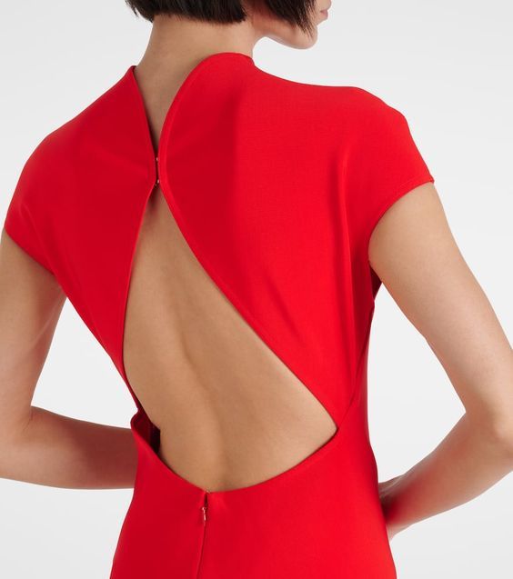 Find ALAÏA Ala�a Cutout Jersey Maxi Dress on Editorialist. Material: 86% viscose, 10% polyamide, 4% elastane. Care instructions: do not wash. Made in Italy. Designer color name: Rouge Vif. Gala Elastane Bodycon Dress, Party Dress With Back Zipper In Elastane, Stretch Midi Dress With Back Opening, Red Elastane Summer Dresses, Elegant Red Elastane Dress, Maxi Length Dress With Back Opening, Modern Stretch Dresses For Evening, Red Stretch Dress With Back Zipper, Chic Red Elastane Midi Dress