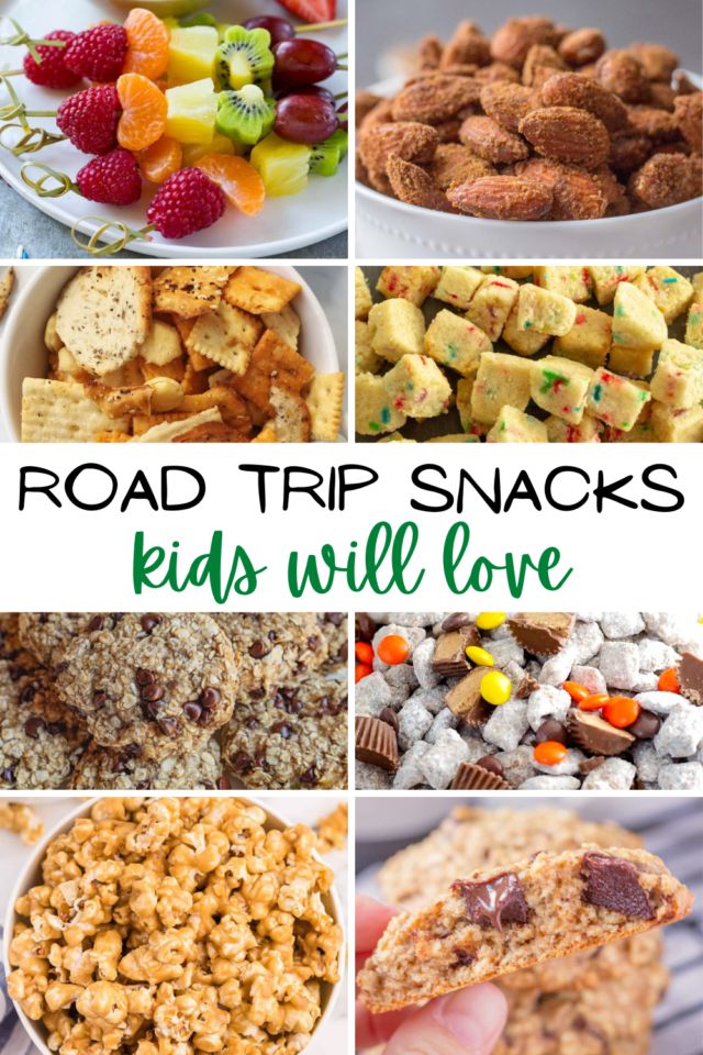 road trip snacks that kids will love