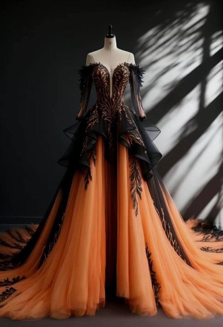 Daring Diva Outfits, Fantasy Gowns Warriors, Fest Outfits, Fantasy Dresses, Best Dresses, Fashion Illustration Dresses, Prom Dress Inspiration, Fantasy Gowns, Pretty Prom Dresses