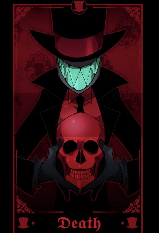 a poster with a skull wearing a top hat