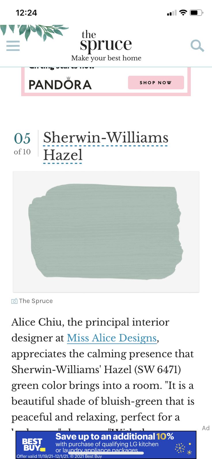 the website for sherylin williams hazlel's interior paint and decorating company