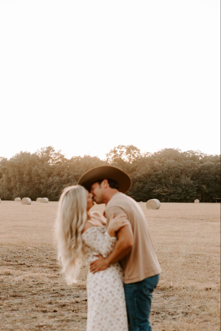 #engagement Western Engagement Pictures White Dress, Engagement Photos Outfits Cowboy Boots, Cowboy Hat Engagement Pictures, Western Couples Photos, Engagement Photos Outfits Western, Country Style Engagement Pictures, Couples Western Photoshoot, Western Engagement Pictures Outfits, Professional Couple Photoshoot