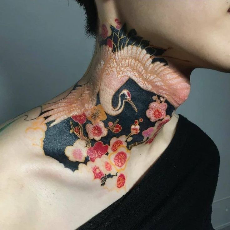 42 Tattoo, Crane Tattoo, Tatuaje A Color, Piercing Ideas, Dope Tattoos, Skin Art, Piercing Tattoo, Creative Tattoos, Japanese Tattoo