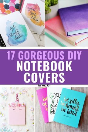 17 gorgeous diy notebook covers that are easy to make and great for any type of project