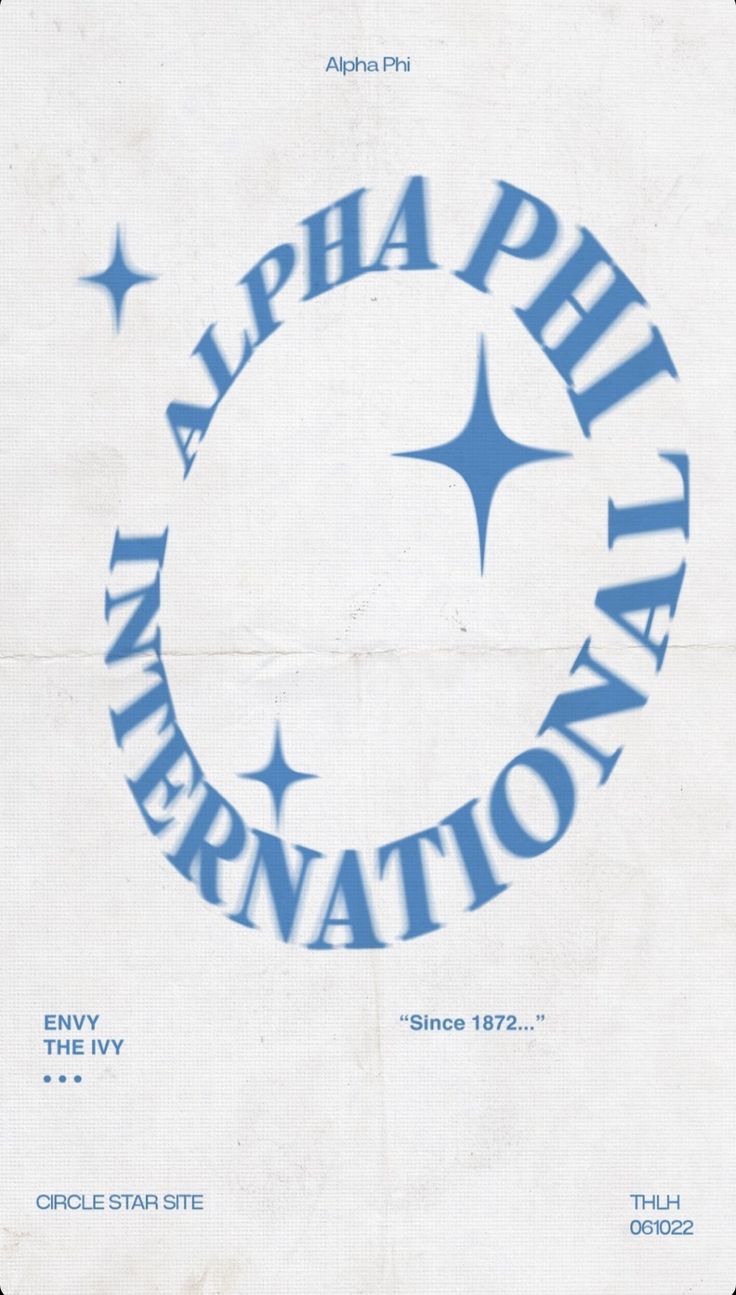 an advertisement for the philadelphia international airport, with blue letters and stars on white paper