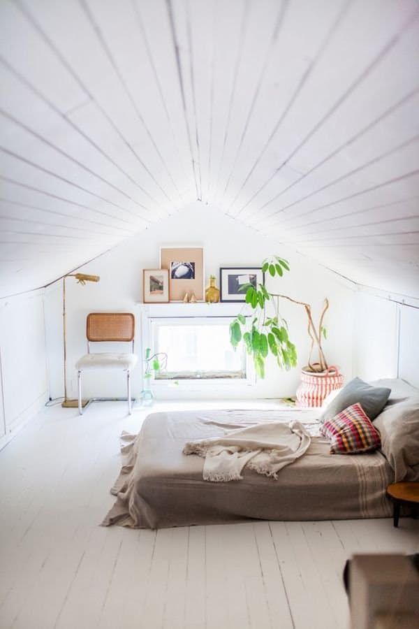 an image of a bedroom with white walls