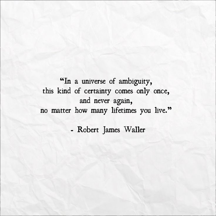 robert james walker quote on white paper with black ink and the words, in a universe of ambiguity, this kind of germany comes only once