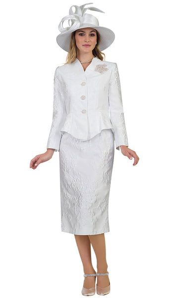 Elegant Fitted Winter Skirt Suit, Elegant Fitted Sets For Spring, Fitted White Skirt Suit, White Winter Party Set, Fitted Wedding Sets For Spring, White Fitted Skirt Suit For Formal Occasions, Formal White Fitted Skirt Suit, Fitted White Skirt Suit For Formal Occasions, Fitted White Suit For Winter