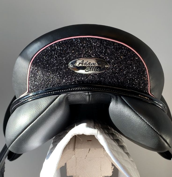 the inside of a helmet with ear cushions