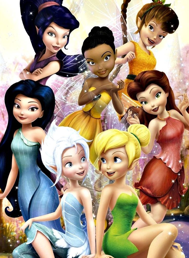 the disney princesses are all dressed up in their dresses