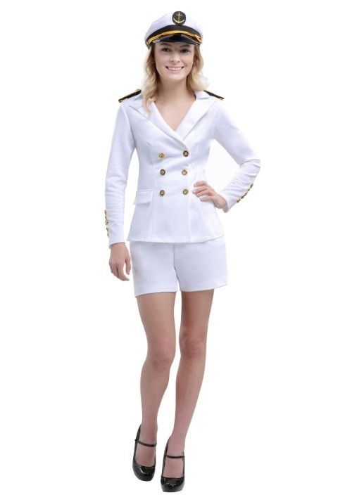 Yacht Captain Costume for Women Nautical Halloween Costumes, Captain Hat Outfit, Yacht Outfit Women Classy, Yacht Outfit Women, Captain Outfit, Yacht Party Outfit, Yacht Outfit, Rock Clothes, Dress Impress