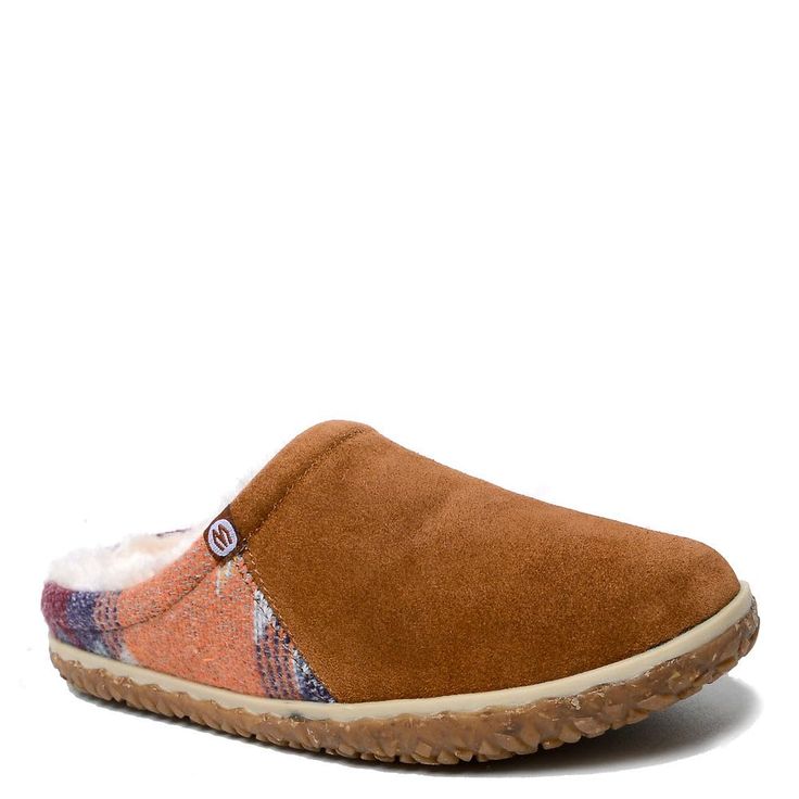 PRICES MAY VARY. TIMELESS STYLE: Designed with the classic moccasin silhouette, these slip on slippers are made with the finest materials that provide comfort, durability, and timeless style with every step COZY SHOE FIT: The women's outdoor slippers are made to stretch to the contours of your feet and wear pattern over time, ensuring that each pair of suede tahoe slippers fit snugly and getting more comfortable as you wear them CONVENIENT SIZING: Each pair of mule slippers for women runs true t Brown Indoor Slippers For Winter, Pendleton Slippers, Comfortable Brown Shearling Slippers, Casual Brown Faux Fur Slippers, Minnetonka Slippers, Slip On Slippers, Cozy Shoes, Outdoor Slippers, Slippers For Women