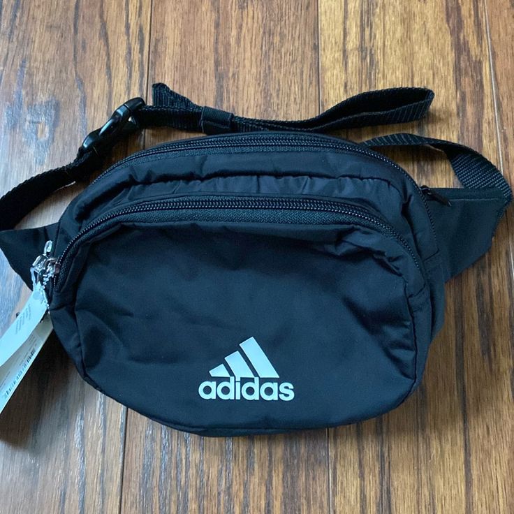 New With Tag. Casual Black Bag For School, Casual Black School Bag, Casual Black Pouch Bag, Functional Adidas Black Bag, Functional Black Adidas Bag, Trendy Adidas Black Bag, Trendy Black Adidas Bag, Sporty Black Adidas Bag, Black Adidas Shoulder Bag With Adjustable Strap