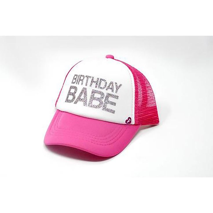 Party Like It's Your Birthday!! This Pink Trucker Hat Features "Birthday Babe" On The Front In A Glitter Font. Adjustable Back Strap Allows For Multi-Size Fittings. Pink Mini Baseball Cap For Parties, Pink Baseball Cap Mini Hats For Party, White Snapback Party Hat, White Snapback Hat For Party, White Adjustable Baseball Cap For Party, White Trucker Baseball Cap For Party, White Snapback Trucker Hat For Party, Novelty Mini Hats For Birthday, Novelty Mini Hats For Birthdays