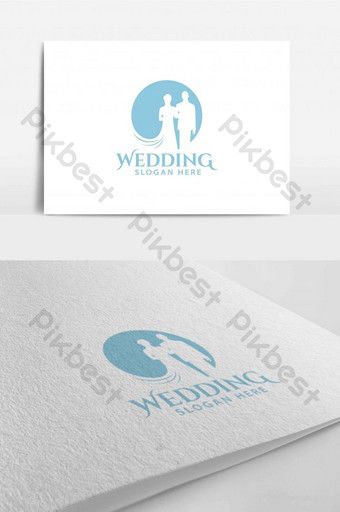 a white and blue business card with the logo for a wedding venue on it's side