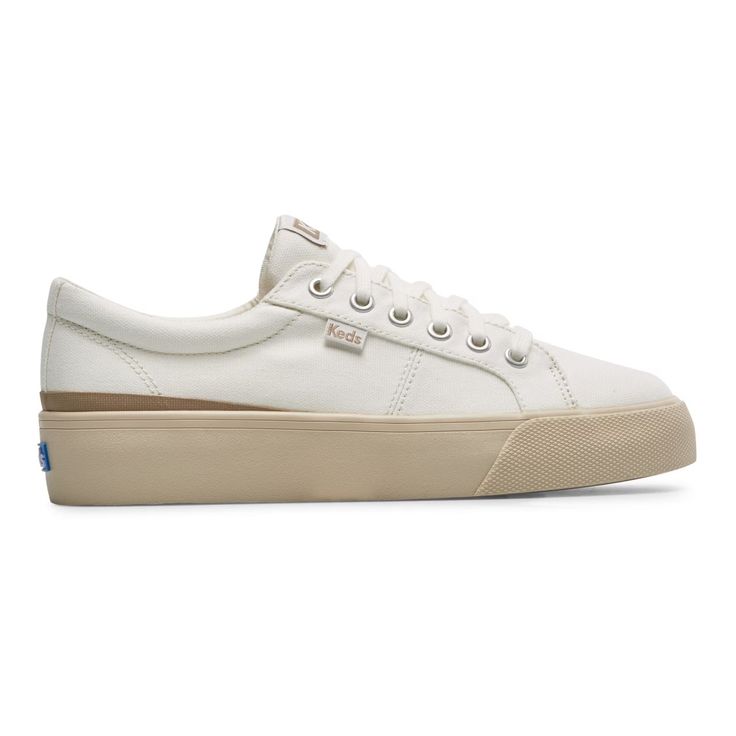 Keds Jump Kick Duo Canvas Lace Up Keds Jump Kick, Chunky Sneakers, Keds, Classic Style, Customer Service, Wedges, Lace Up, Heels, Sneakers