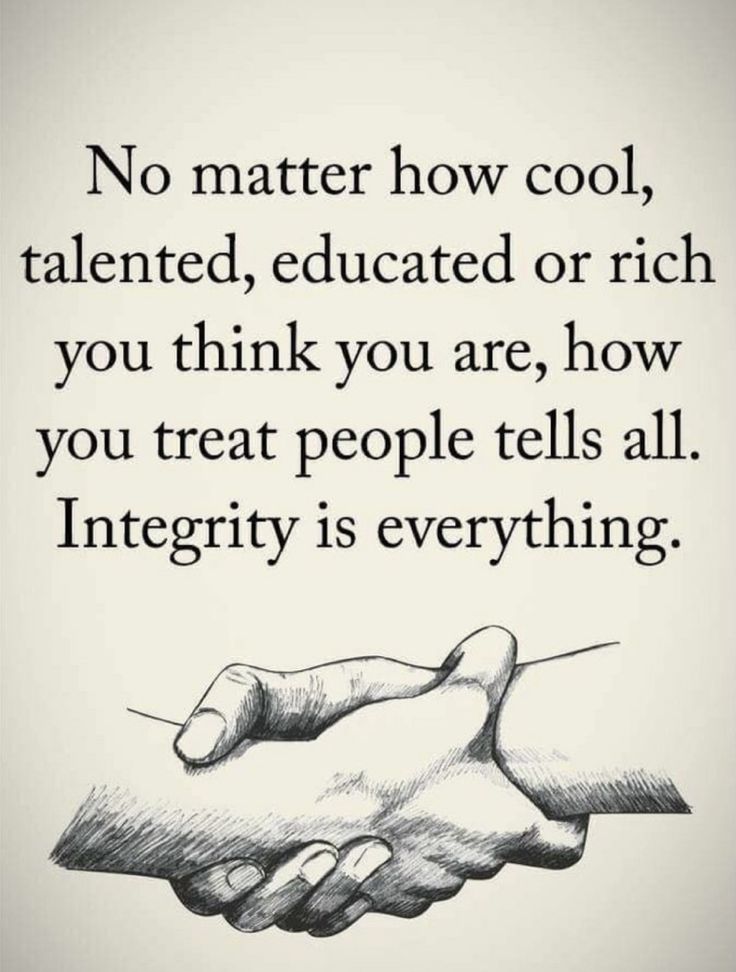 two hands shaking each other with the words no matter how cool talented, educated or rich you think you are, how do you treat people tells all