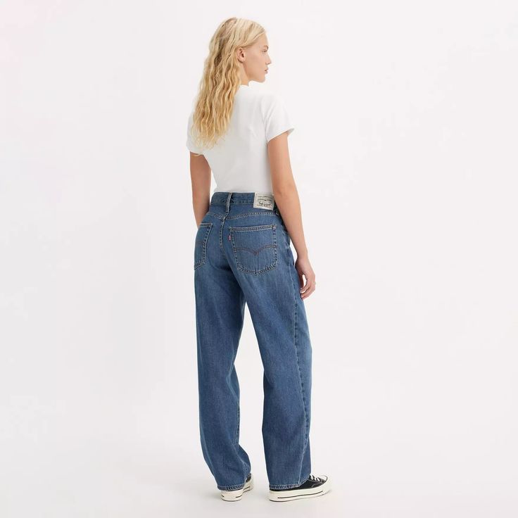 Baggy Dad Performance Cool Women's Jeans - Dark Wash | Levi's® US Levi's Straight Hem Rigid Denim Jeans, Levi's High Rise Relaxed Fit Flare Jeans, Levi's Mid-rise Relaxed Fit Jeans, Everyday Relaxed Fit Jeans, Levi's Straight Fit Jeans With Straight Hem, Levi's Relaxed Fit Dark Wash Flare Jeans, Levi's Relaxed Fit Flare Jeans, Levi's Straight Leg Jeans For Everyday, Levi's Wide Leg Jeans For Everyday Wear